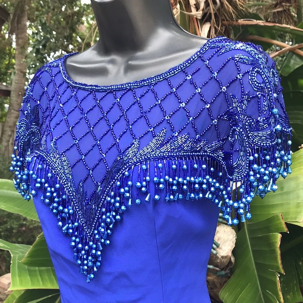 Oleg Cassini this beaded